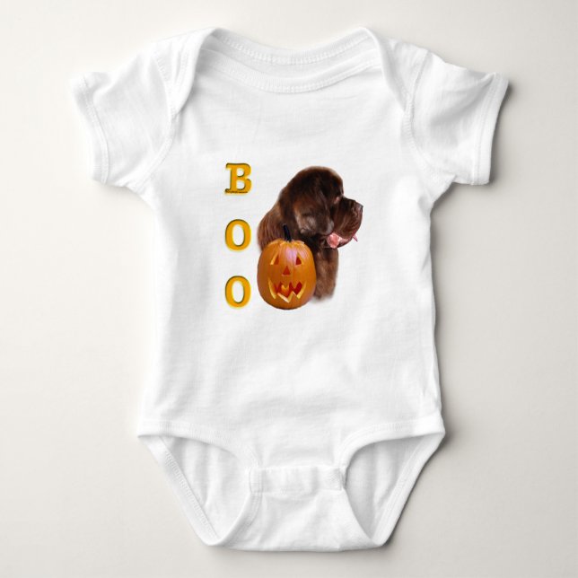 Halloween Boo Baby Strampler (Vorderseite)