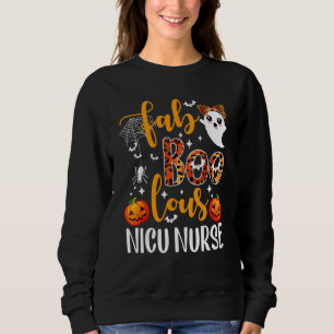 Halloween Boo Boo Crew Faboolous Nicu Krankenschwe Sweatshirt