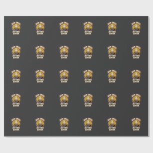 Halloween Boo Crew Abzeichen Geschenkpapier