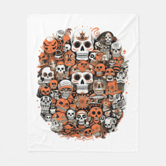 Halloween Boo Crew Familienarzt versteckte Fähigke Fleecedecke