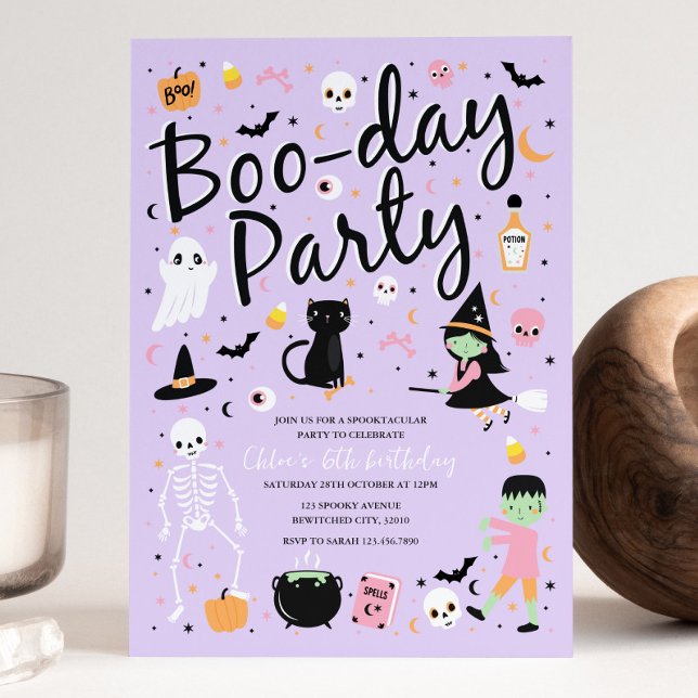 Halloween-BOO-DAY-Party Einladung (Von Creator hochgeladen)