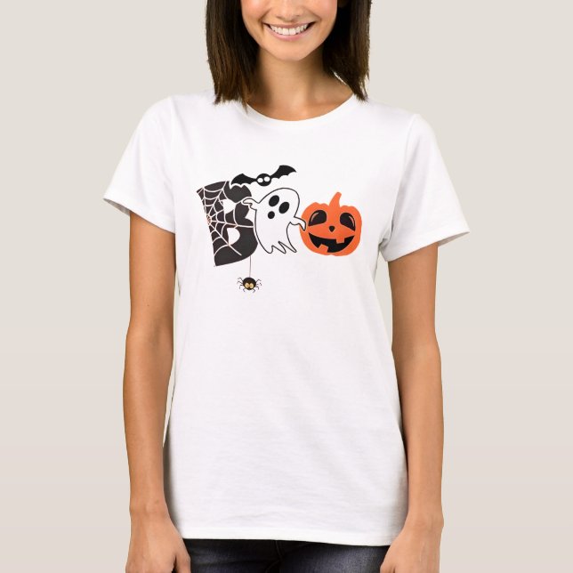 Halloween Boo Funny Halloween T-Shirt (Vorderseite)