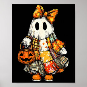 Halloween Boo Geist Patchwork Quilterin Quilten Nä Poster