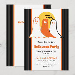 Halloween Boo Geister, Kinder, Familie Einladung
