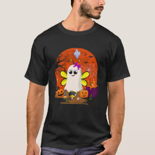Halloween Boo Ghost Niedliche Bienen Beängstigende T-Shirt