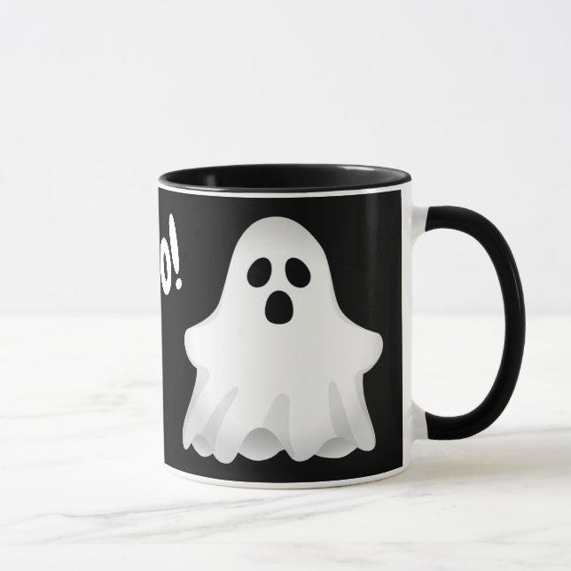 Halloween Boo Ghost-Tasse Tasse (Rechts)