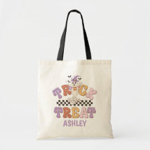 Halloween Boo Ghost Trick oder Treat Bag mit Namen