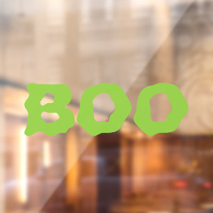 Halloween Boo grüner Schleim sprichwörtlich lust Fensteraufkleber