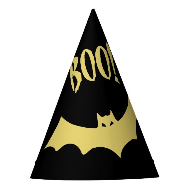 Halloween Boo Hat von Poet Adiela Akoo entworfen Partyhütchen (Vorderseite)