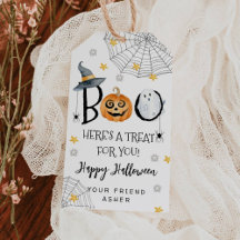 Halloween Boo Hier ist ein Leckerli für dich Etike