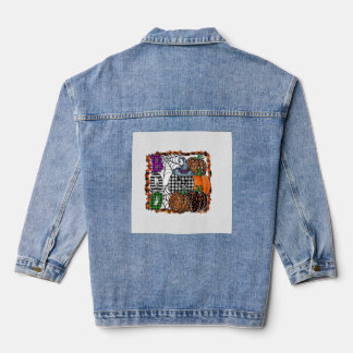 Halloween Boo Jeansjacke