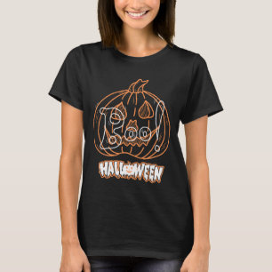 Halloween Boo Kürbis Unisex T-Shirt