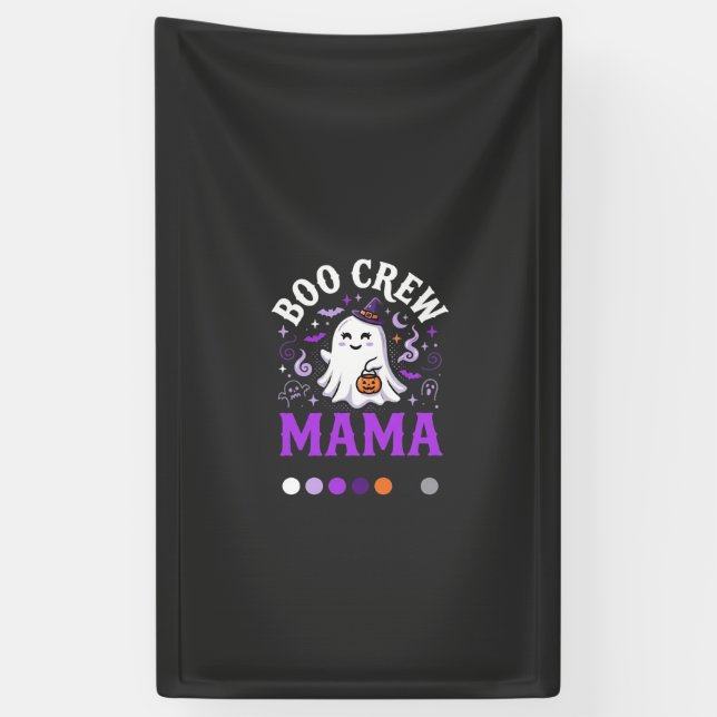 Halloween Boo Mama Magie Banner (Vertikal)