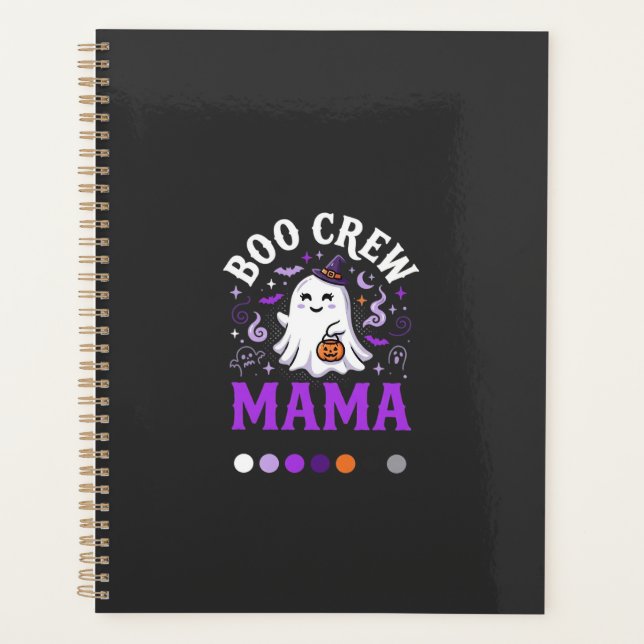 Halloween Boo Mama Magie Planer (Vorderseite)