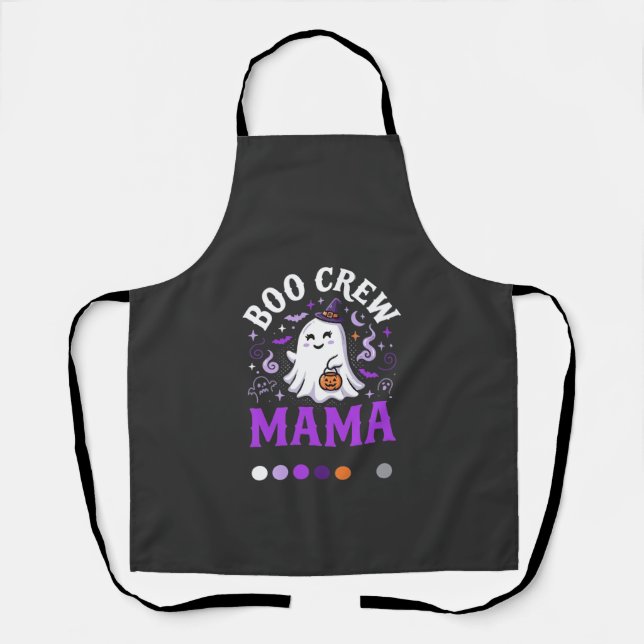 Halloween Boo Mama Magie Schürze (Vorderseite)