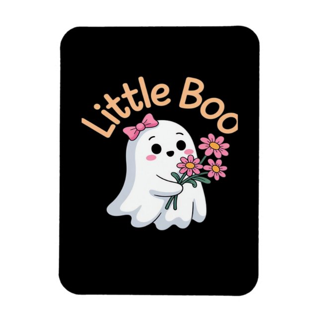 Halloween Boo Niedlich Family Magnet (Vertikal)