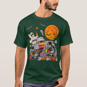 Halloween Boo Niedlich Ghost Monster Truck Kleinki T-Shirt