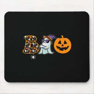 Halloween Boo Outfit für Frauen Funny Ghost Pumpki Mousepad