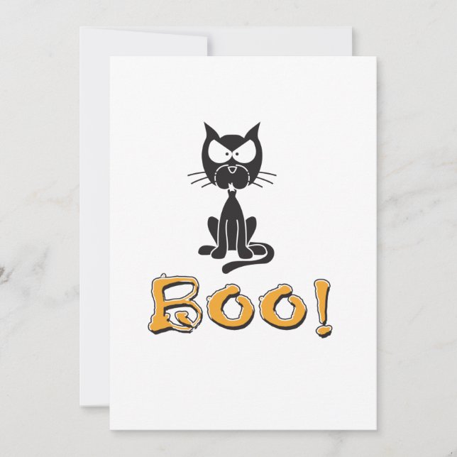 Halloween Boo! Party Einladung (Vorderseite)