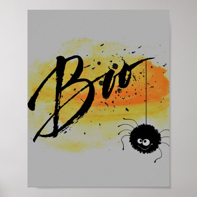 Halloween Boo Poster (Vorne)