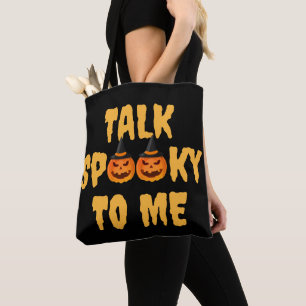 Halloween Boo Pumpkin-Vortrag sprach mit mir