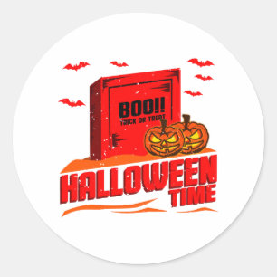 Halloween Boo Runder Aufkleber