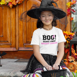 Halloween BOO Scare Away Brustkrebs T-Shirt