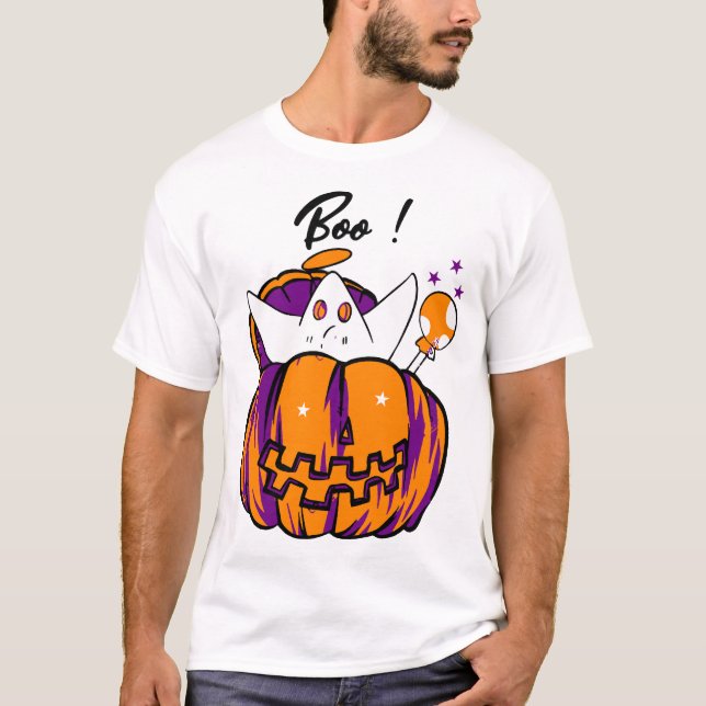 Halloween Boo                         T-Shirt (Vorderseite)