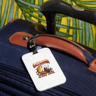 Halloween Boo Tiful Spukhaus Halbmond Ba Gepäckanhänger