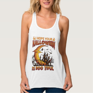 Halloween Boo Tiful Spukhaus Halbmond Ba Tank Top