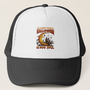Halloween Boo Tiful Spukhaus Halbmond Ba Truckerkappe