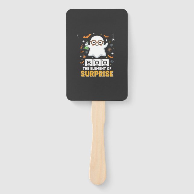 Halloween Boo Überraschungselement Geist Design_1 Fächer (Vorderseite)