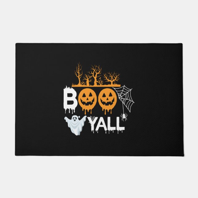 Halloween Boo Yell Halloween Fußmatte (Vorderseite)