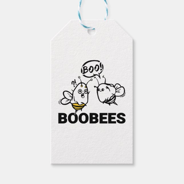 Halloween BooBees Geschenkanhänger (Vorderseite)