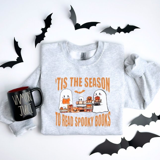 Halloween Booklet, Reader, Book Lover Sweatshirt (Von Creator hochgeladen)