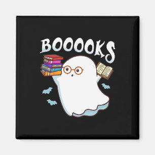 Halloween Books Librarian English Teacher Reader R Magnet