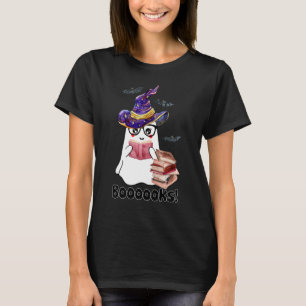 Halloween Booooks Geister-Lesebuch Bücher lesen Bi T-Shirt