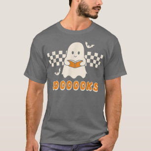 Halloween Booooks Niedlich Ghost Boo Reading Books T-Shirt