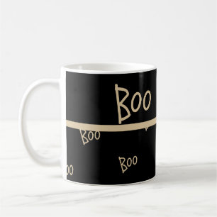 Halloween-Boottypografie Kaffeetasse