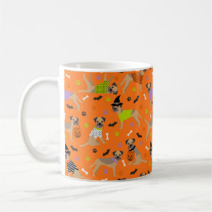Halloween Border Terrier Kaffeetasse