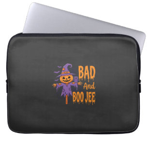 Halloween Böse und Boo Jee Vogelscheuche Grafik Laptopschutzhülle