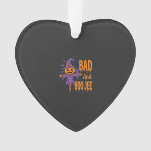 Halloween Böse und Boo Jee Vogelscheuche Grafik Ornament
