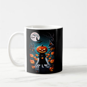 Halloween-Böser-Kürbis-Mann-T-Shirt Kaffeetasse