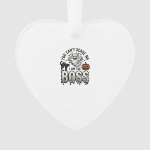 Halloween Boss Geist Vintage Gravur Shirt Design Ornament