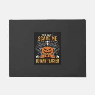 Halloween Botanik-Lehrer Skelett-Kürbis-Design Fußmatte