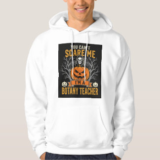 Halloween Botanik-Lehrer Skelett Kürbis Design Hoodie
