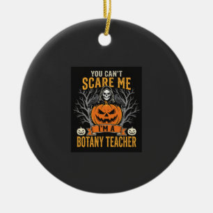 Halloween Botanik-Lehrer Skelett Kürbis Design Keramik Ornament
