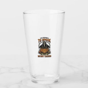 Halloween Botanik-Lehrer Vintage-Stich Kürbis Glas