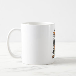 Halloween Botanik-Lehrer Vintage-Stich Kürbis Kaffeetasse