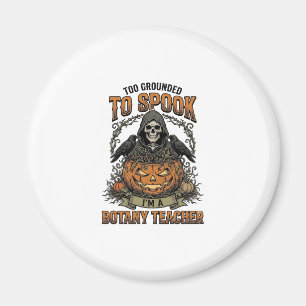 Halloween Botanik-Lehrer Vintage-Stich Kürbis Magnet